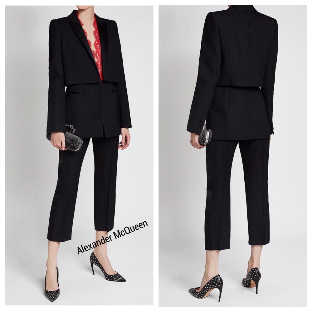 🌸❤️Alexander McQueen crop trouser pants ❤️